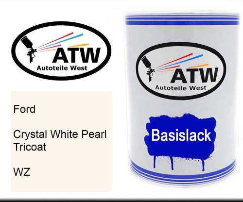 Ford, Crystal White Pearl Tricoat, WZ: 500ml Lackdose, von ATW Autoteile West.